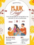 Välkommen till en... MJUK träff Nu är det dags igen: en hel dag fylld av mat, aktiviteter, tro, bön och gemenskap. Lördag 18 april Kl. 12-19 Sankt Pauli katolska församling Södra Rådmansgatan 7 80251 Gävle Info -Anmälan sker via länk på MJUKs Instagram (not: eller länk här på hemsidan) -Gällande transport hör av er till era ledare -Ålder: 18 + -Avgift: 150 kr
