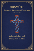Årsmöte Sveriges Kroatiska Katoliker Vadstena folkets park 23 maj 2026 kl. 12.30